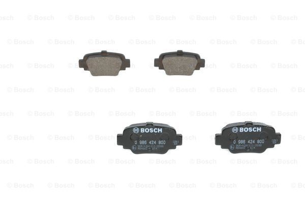 Brake Pad Set, disc brake BOSCH 0986424800 3