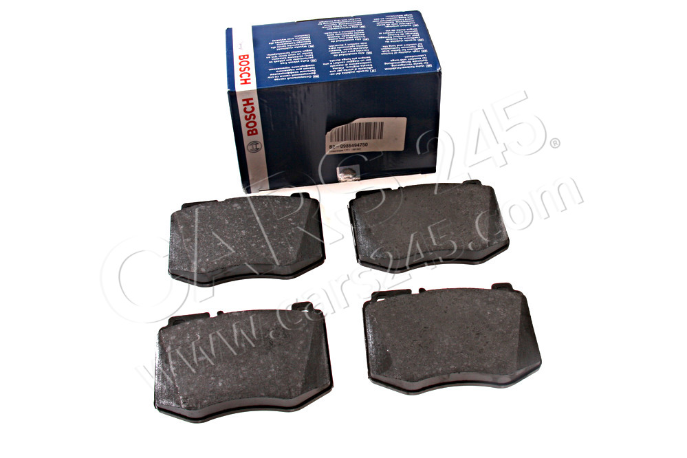 Brake Pad Set, disc brake BOSCH 0986494750