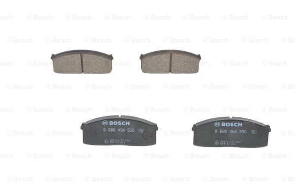 Brake Pad Set, disc brake BOSCH 0986494530 3