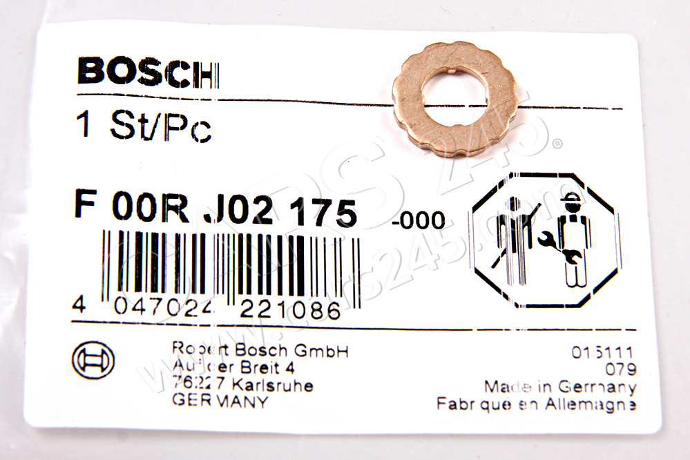 Seal Ring, injector shaft BOSCH F00RJ02175 3