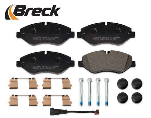Brake Pad Set, disc brake BRECK 292290070300 3