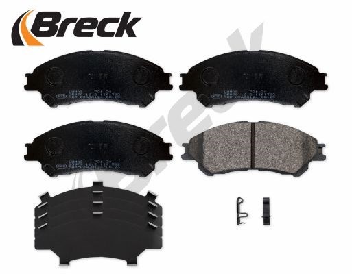 Brake Pad Set, disc brake BRECK 259790070100 3