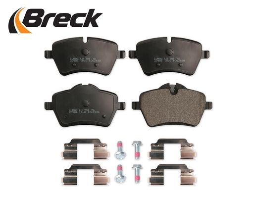 Brake Pad Set, disc brake BRECK 239840070100 3