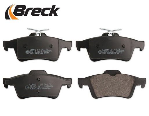 Brake Pad Set, disc brake BRECK 252120070200 3