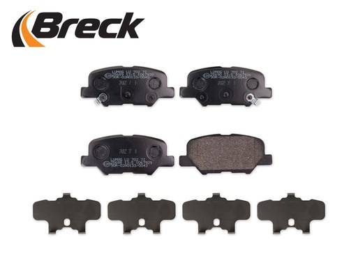 Brake Pad Set, disc brake BRECK 256880070200 3