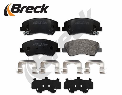Brake Pad Set, disc brake BRECK 253480070100 3