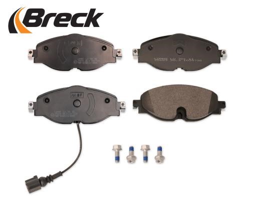 Brake Pad Set, disc brake BRECK 256830070100 3