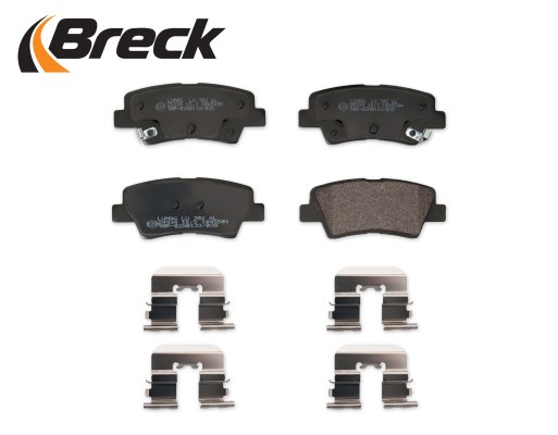 Brake Pad Set, disc brake BRECK 253370070200 3