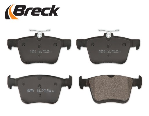 Brake Pad Set, disc brake BRECK 250090070400 3