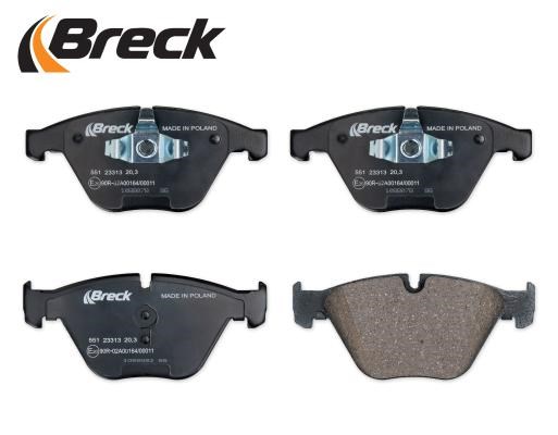 Brake Pad Set, disc brake BRECK 233130055110 3