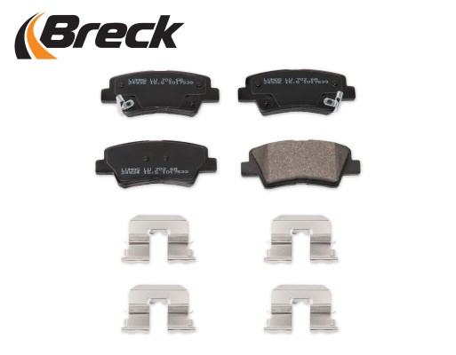 Brake Pad Set, disc brake BRECK 249340070200 3