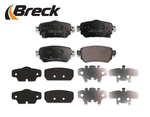 Brake Pad Set, disc brake BRECK 259650070200 3