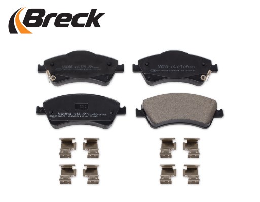 Brake Pad Set, disc brake BRECK 242040070100 3