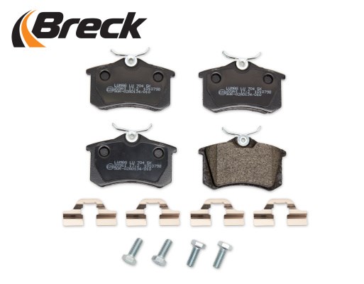 Brake Pad Set, disc brake BRECK 209611070400 3
