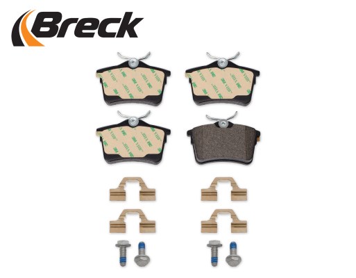 Brake Pad Set, disc brake BRECK 247650070400 3