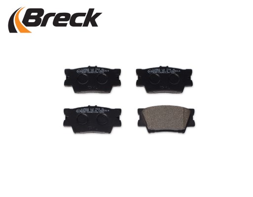 Brake Pad Set, disc brake BRECK 243380070400 3