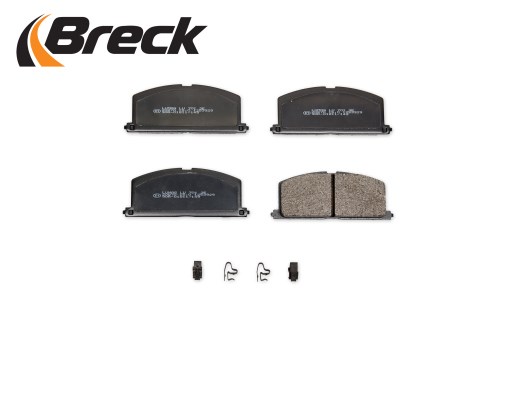 Brake Pad Set, disc brake BRECK 208700070110 3