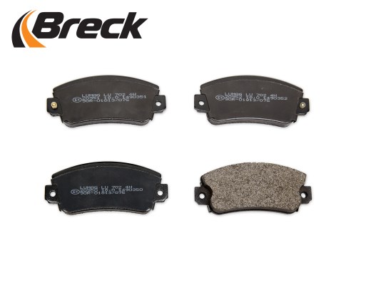 Brake Pad Set, disc brake BRECK 209500070210 3