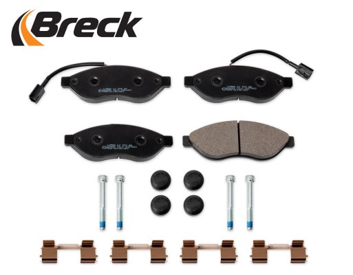 Brake Pad Set, disc brake BRECK 244690070320 3