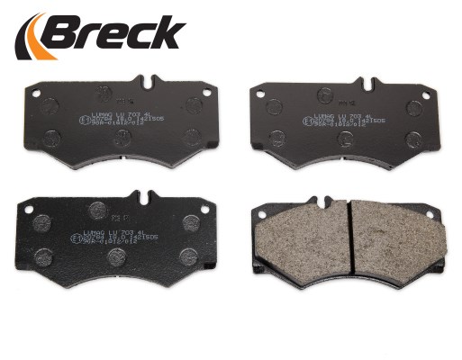 Brake Pad Set, disc brake BRECK 207840070310 3