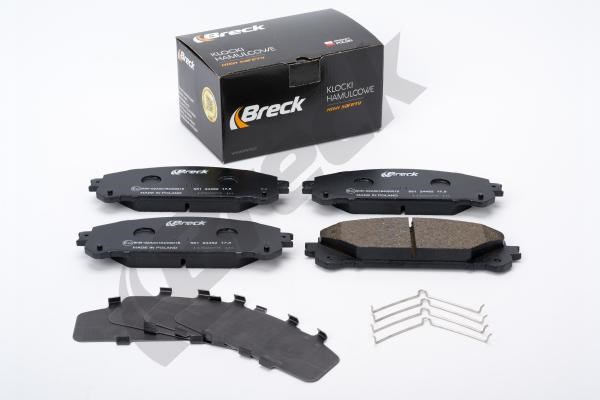 Brake Pad Set, disc brake BRECK 244520055100 2