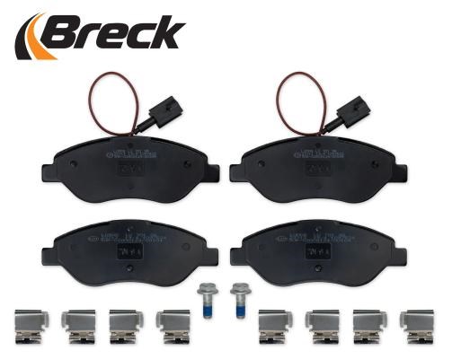Brake Pad Set, disc brake BRECK 237110070100 3