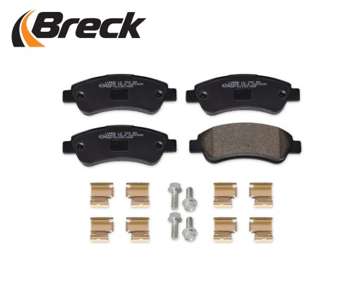 Brake Pad Set, disc brake BRECK 244650070300 3