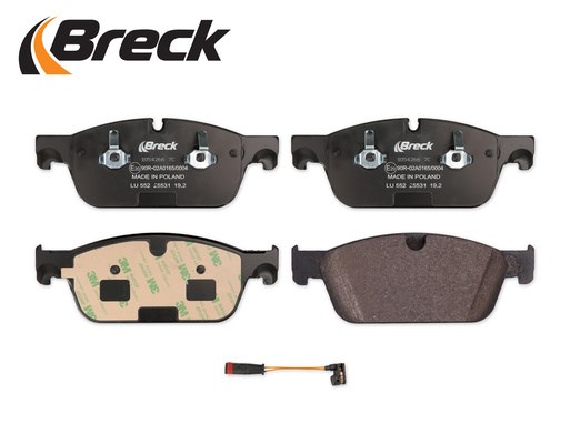 Brake Pad Set, disc brake BRECK 255310055200 3