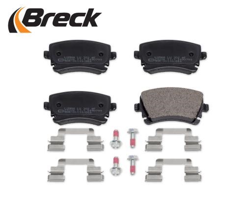 Brake Pad Set, disc brake BRECK 233260070200 3