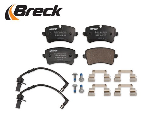 Brake Pad Set, disc brake BRECK 252140055410 3
