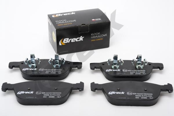 Brake Pad Set, disc brake BRECK 243990055300 3