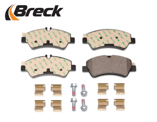 Brake Pad Set, disc brake BRECK 256030070300 3