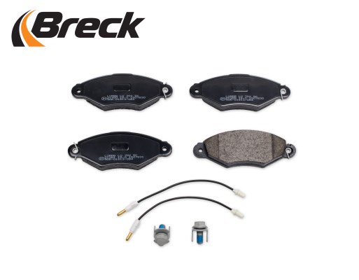 Brake Pad Set, disc brake BRECK 219800070210 3