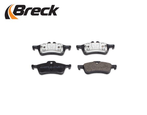 Brake Pad Set, disc brake BRECK 237160070400 3