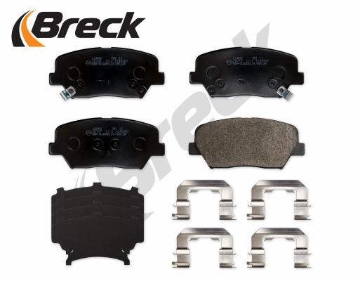 Brake Pad Set, disc brake BRECK 257570070100 2