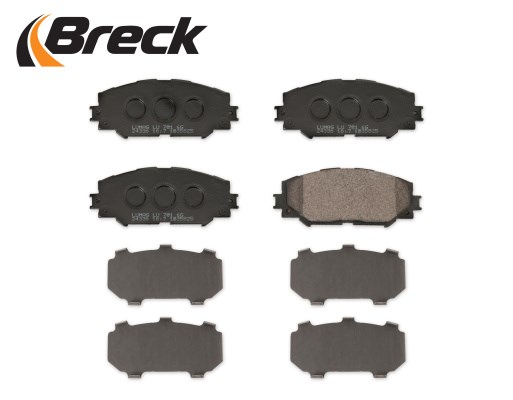 Brake Pad Set, disc brake BRECK 243360070100 3