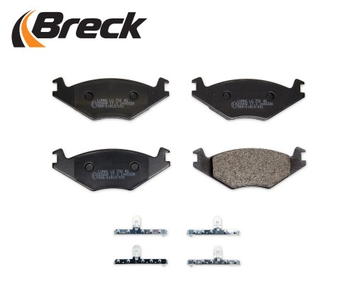 Brake Pad Set, disc brake BRECK 208890070200 3