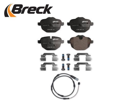 Brake Pad Set, disc brake BRECK 245610055200 3