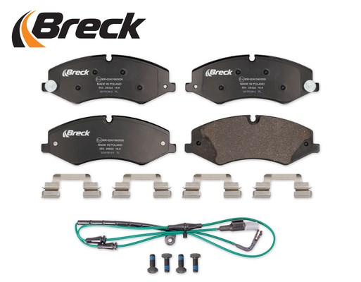 Brake Pad Set, disc brake BRECK 250220055300 3