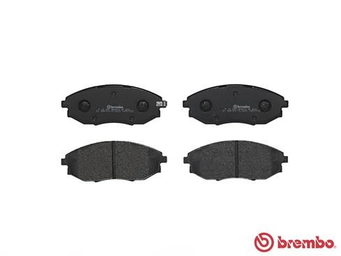 Brake Pad Set, disc brake BREMBO P10007 2
