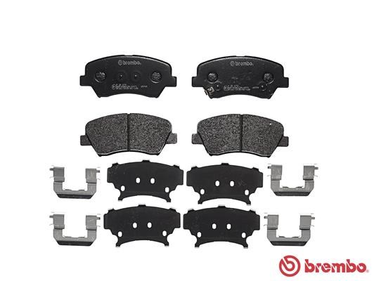 Brake Pad Set, disc brake BREMBO P30073 2