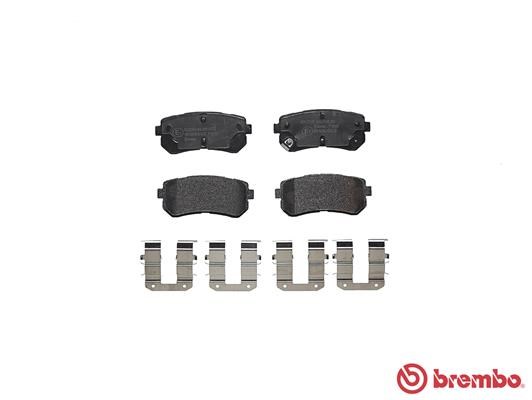Brake Pad Set, disc brake BREMBO P30068 2