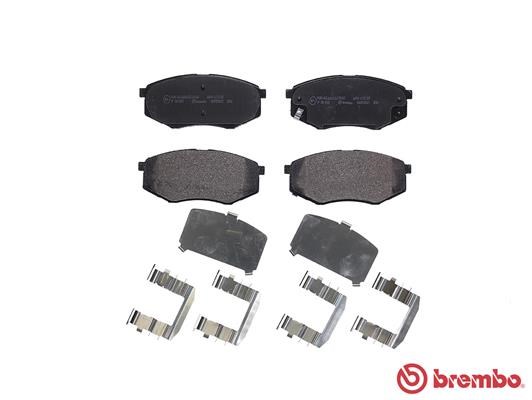 Brake Pad Set, disc brake BREMBO P30055 2