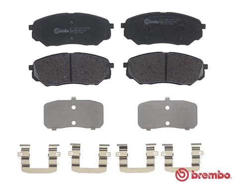 Brake Pad Set, disc brake BREMBO P30086 2