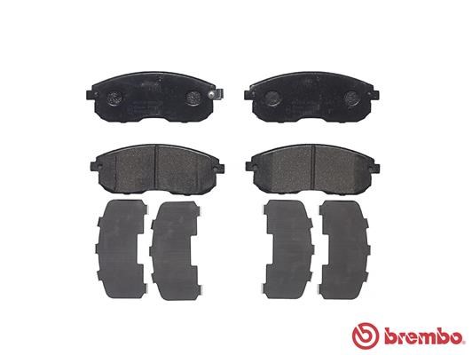 Brake Pad Set, disc brake BREMBO P79030 2