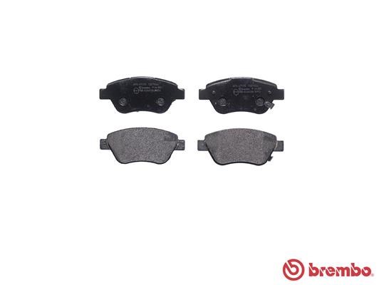 Brake Pad Set, disc brake BREMBO P66001 2