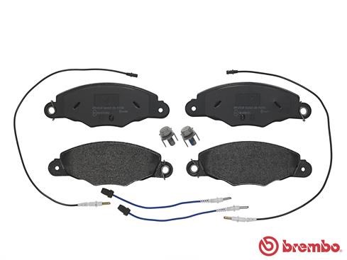 Brake Pad Set, disc brake BREMBO P61061 2
