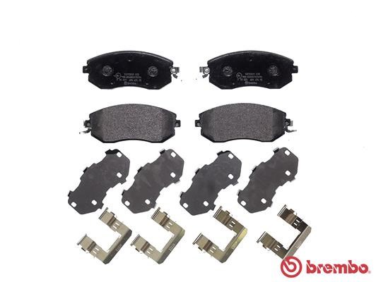 Brake Pad Set, disc brake BREMBO P78021 2