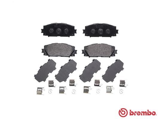 Brake Pad Set, disc brake BREMBO P83141 2