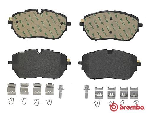 Brake Pad Set, disc brake BREMBO P61128 2